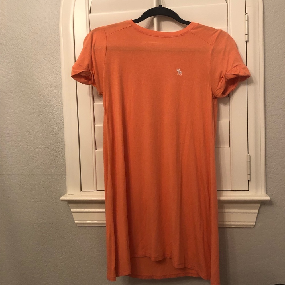 CORAL T-SHIRT DRESS